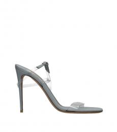 Valentino Garavani Transparent Silver PVC Heels