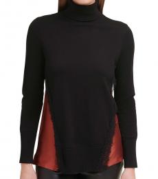 DKNY Black Turtleneck Sweater