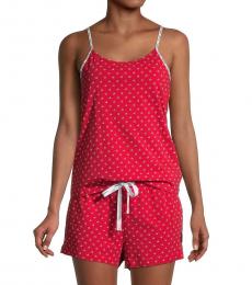 Calvin Klein Red 2-Piece Pajama Set
