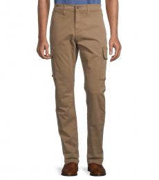 7 For All Mankind Brown Slim Tapered-Fit Cargo Pants