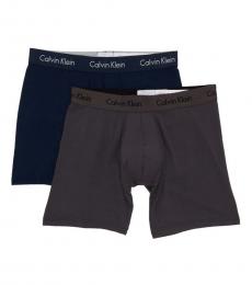 Calvin Klein Multicolor Modal Boxer Briefs - Pack of 2