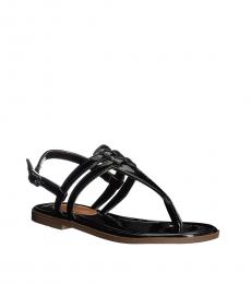 Ralph Lauren Little Girls Black Tierney Flats