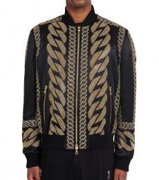 Black Silk Casual Jacket