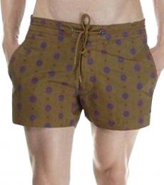 Marc Jacobs Olive Dalston Dot Swim Shorts