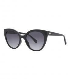 Kate Spade Black Grey Shaded Cat Eye Sunglasses