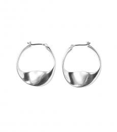 Lucky Brand Silver Hoop Earrings