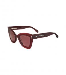 Isabel Marant Maroon Cat Eye Sunglasses