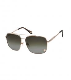 Just Cavalli Golden Square Sunglasses