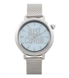 Just Cavalli Silver Gleaming Watch
