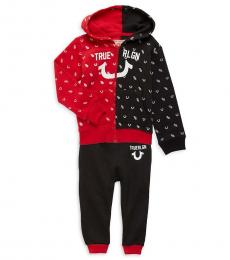 True Religion 2 Piece Hoodie/Joggers Set(Baby Boys)