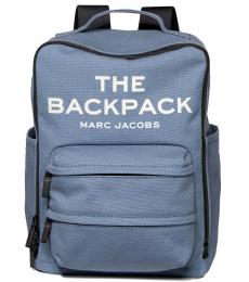 Marc Jacobs Blue The Backpack Large Backpack