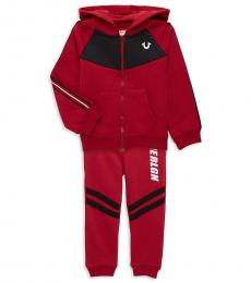 True Religion 2 Piece Ruby Hoodie/Joggers Set(Baby Boys)