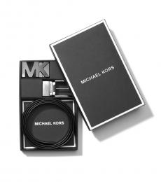 Michael Kors Black Two Buckle Reversible Signature Belt
