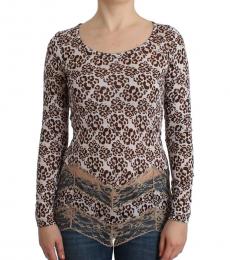 Brown Lace Top