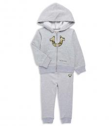 True Religion 2 Piece Camo Logo Hoodie/Joggers Set(Baby Boys)