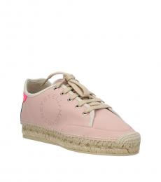 Stella McCartney Pink Leather Sneakers