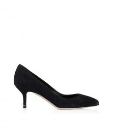 Black Velvet Heels