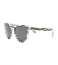 Dolce & Gabbana Black Striped Sunglasses