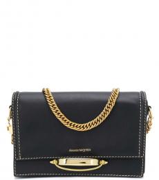 Alexander McQueen Black Classic Large Crossbody