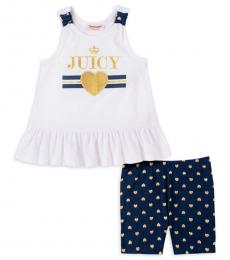 Juicy Couture 2 Piece Top/Shorts Set (Little Girls)