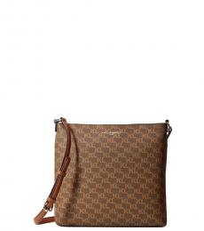 Karl Lagerfeld Brown/Khaki Suki Medium Crossbody