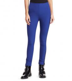 Rag And Bone Electric Blue Simone Zipper Trousers