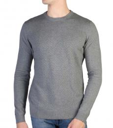 Grey Logo Knitted Sweater