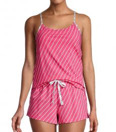 Calvin Klein Pink 2-Piece Pajama Set