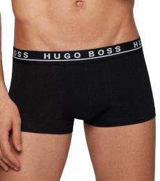 Hugo Boss Black Cotton Stretch Trunks 3-Pack