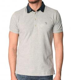 Diesel Grey Classic Golf Polo