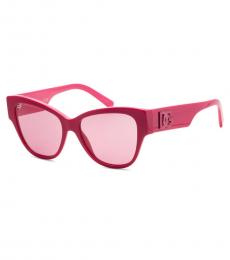 Dolce & Gabbana Fuchsia Butterfly Sunglasses