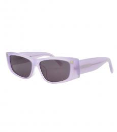 Givenchy Light Purple Rectangular Sunglasses