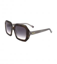 Missoni Brown Square Sunglasses