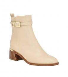 Calvin Klein Natural Jallis Block Heel Boot