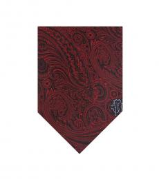 Red Floral Jaquard Tie