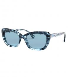 Ralph Lauren Maroon Marbled Textured Sunglasses