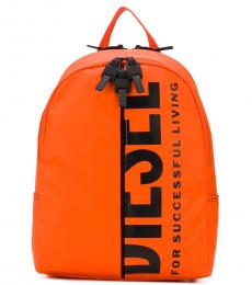Orange Bold Back Large Backpack