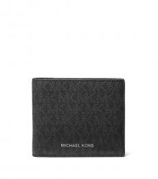 Michael Kors Black Cooper Logo Billfold Wallet