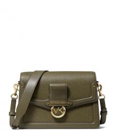 Michael Kors Olive Jessie Medium Shoulder Bag