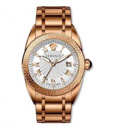 Versace Rose Gold V-Sport White Dial Watch