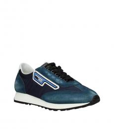 Blue White Vintage Sneakers