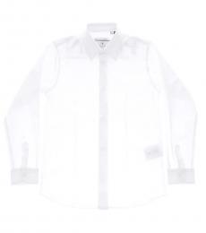 Philipp Plein Boys White Popeline Statement Shirt