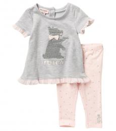 Juicy Couture 2 Piece Top/Leggings Set (Baby Girls)
