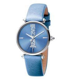 Blue Logo Blue Dial Watch