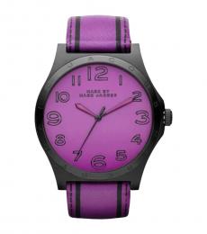 Marc Jacobs Purple Henry Logo Watch