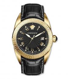 Versace Black Gold V-Sport Classic Watch