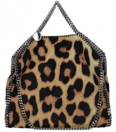 Stella McCartney Leopard Print Falabella Large Tote