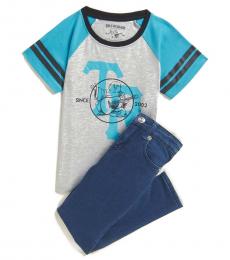 True Religion 2 Piece T-Shirt/Jeans Set (Little Boys)