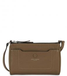 Marc Jacobs French Green Empire City Top-Zip Small Crossbody