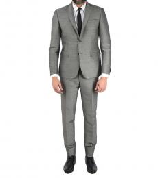 Corneliani Grey Virgin Wool Cotton Reset 2-Button Suit